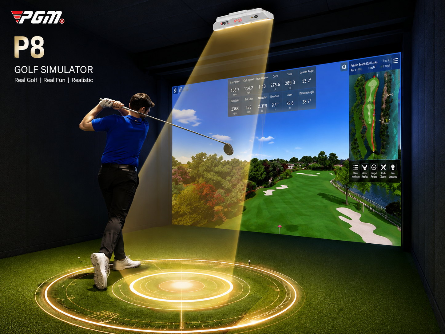 PGM P8 Golf Simulator – Standard Package